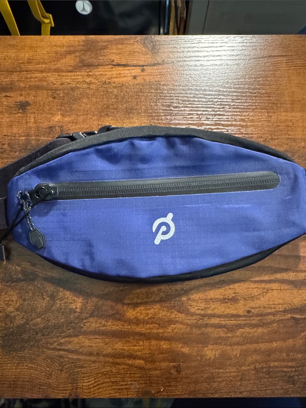 Peloton Royal Blue Belt Bag with Black Trim